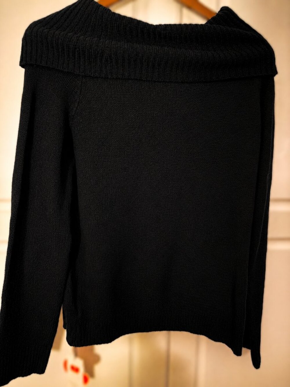 Black Cowl-necked Sweater